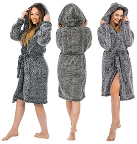 Accappatoio Roger Fluffy grey S/M