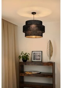 Brilagi - Lampadario a sospensione con filo SPACE YUTE 1xE27/15W/230V diametro 50 cm nero