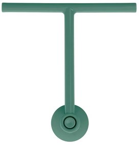 Tergivetro doccia verde in plastica antigraffio con ventosa Spring