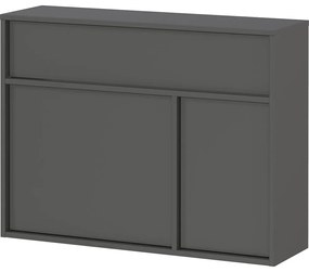 Armadietto color antracite 83x63x25 cm Ameca 2.0 – Germania