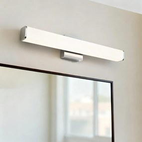 Lampada LED da Specchio 60cm 15W Cromata IP54 - da Muro Colore Bianco Naturale 4.000K