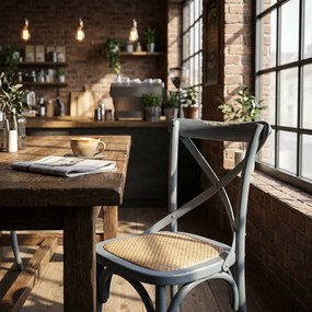 CROSS - sedia vintage in legno