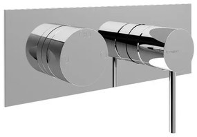 Treemme Up+ Miscelatore doccia monocomando 2 uscite senza parte incasso cromo