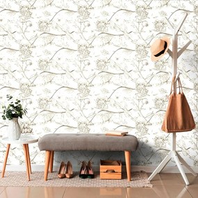 Carta da parati – Natura morta vintage con uccellini