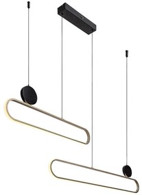 Rabalux 72268 - Lampadario LED a sospensione con filo CIRCADO 2xLED/24W/230V 3000K