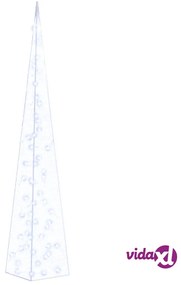 vidaXL Cono di Luce LED Decorativo Acrilico Blu 120 cm