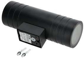 Applique da esterno 2xGU10/35W/230V IP54 arrotondato nero