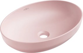 Mexen Cornelia lavabo da appoggio 50 x 37 cm, rosa opaco - 21885044