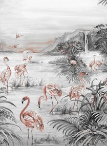 Coordonne Carta da parati panoramica Roseus - Chia Seed