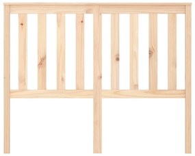 Testiera per letto 141x6x101 cm in legno massello di pino