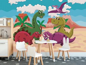 Carta da parati – Mondo dei dinosauri