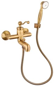 Rubinetto per vasca Lingaa per muro ottone spazzolato JACUZZI RUBINETTERIA