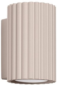 Lampada da parete grigio tortora in metallo ø 6,5 cm Gleam – Sollux