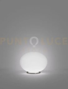 Lucciola lampada da tavolo p bianco satinato nickel satinato 1 luce...