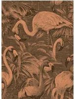 Arte International Carta da parati Flamencos Andinos - Butterfly Weeds