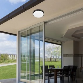 Rabalux 7407 - Lampada LED da soffitto esterna HORT LED/15W/230V IP54 nera