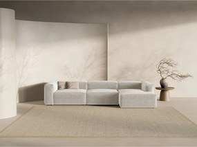 Divano angolare beige (con penisola a destra/con chaise lounge) Bergamo – Cosmopolitan Design
