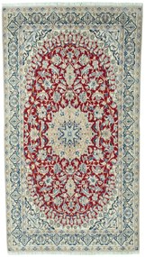 Nain Tappeto 120 x 220 Rosso (Iran) Annodato A Mano