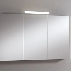 Pensile con luce Akira larice L 120 x H 70 x P 15.5 cm