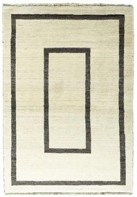 Gabbeh Tappeto 150x110 Beige (Iran) Annodato A Mano