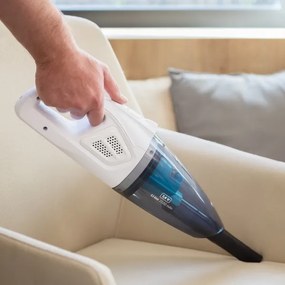 Niceboy ION Hurricane R1 - Aspirapolvere portatile ricaricabile 50W/2200 mAh bianco/blu