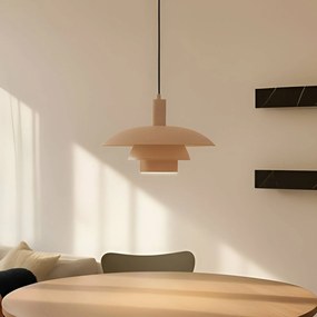 Lampada a sospensione Elorri Lindby, dimmerabile, Crema / Ambra, Soggiorno / Sala da pranzo, Metallo, Moderno, Lampada a sospensione