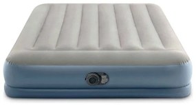 Materasso Pillow Rest Mid-Rise Matrimoniale Dura Beam Fiber Tech Azzurro e Grigio