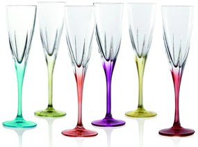 Set di 6 bicchieri da champagne Gemma - RCR Cristalleria Italiana