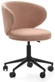 Sedia da ufficio in rosa chiaro Rush – Marckeric