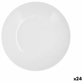 Piatto Fondo Quid Select Basic Bianco Plastica 23 cm (24 Unità)