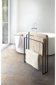 Porta asciugamani in metallo nero Yamazaki Tower - YAMAZAKI