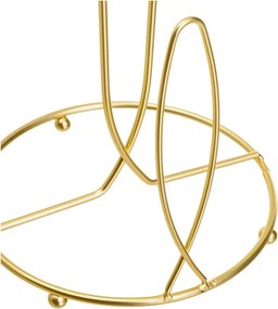 Portarotolo da cucina verticale dorato in metallo ø 16 cm – Casa Selección