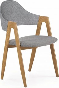 Sedia K344 materiale grigio