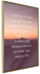 Poster  Good Advice  Cornice Quadri Cornice d'oro, Larghezza x Altezza Home decor 40x60