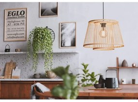 Eglo 43852 - Lampadario a sospensione con filo HYKEHAM 1xE27/40W/230V