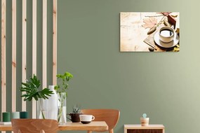 Quadro su tela – Tazza di caffè autunnale