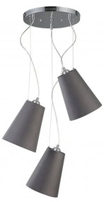 Lampadario grigio ø 46 cm Kasel - GTV