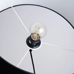 Sollux SL.1406 - Lampadario a sospensione con filo NOVA 1xE27/15W/230V diametro 40 cm nero