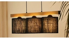 Brilagi - Lampadario a sospensione con filo FOREST 3xE27/15W/230V pino/nero