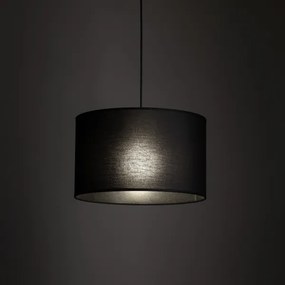 Lampadario su filo per sistema a binario TRACER 1xE27/15W/230V diametro 38 cm nero