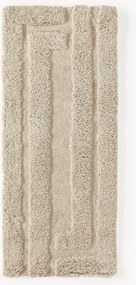 Passatoia soffice a pelo lungo con motivo in rilievo Genève