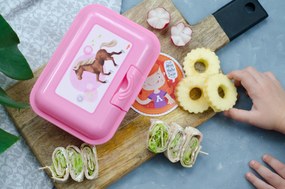 Porta merenda con divisore - Cavalli