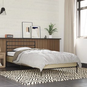 Giroletto Rovere Sonoma 75x190cm İn Legno Multistrato E Metallo /