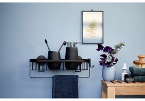 Dosatore di sapone in ceramica nera Badi - Wenko