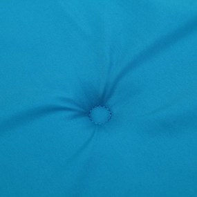Cuscino per Panca Blu 120x50x3 cm in Tessuto Oxford
