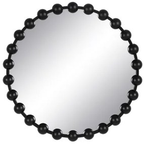 Specchio da parete Nero Ferro 63 x 4,5 x 63 cm