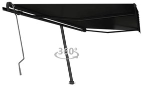 Tenda Retrattile Manuale Autoportante 450x300 Cm Antracite /
