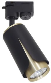 Faretto per sistema a binario FIORE 1xGU10/8W/230V nero