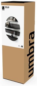 Set di 4 mensole in metallo nero da 76 cm Solis - Umbra