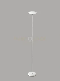 Febe piantana in metallo colore bianco parabola orientabile led 18w...